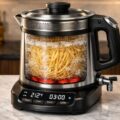 パスタを茹でて湯切りも行う家庭用パスタ茹で機｜米Innovo Conceptsが米国特許取得